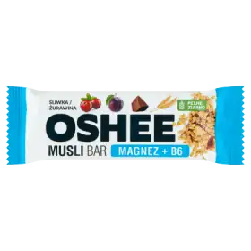 Oshee Musli Bar Suplement diety baton zbożowy śliwka żurawina 40 g