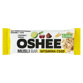 Oshee Musli Bar Suplement diety baton zbożowy limonka wiśnia 40 g