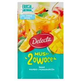 Delecta Musss 2 owoce smak mango i pomarańcza 32 g