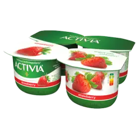 Activia Jogurt truskawkowy 480 g (4 x 120 g)