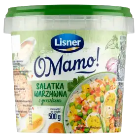 Lisner O Mamo! Sałatka warzywna z groszkiem 500 g
