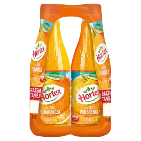 Hortex Sok 100 % pomarańcza 2 x 1 l