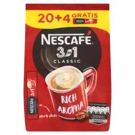 Nescafé 3in1 Classic Rozpuszczalny napój kawowy 396 g (24 x 16,5 g)