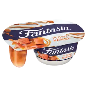 Fantasia Jogurt kremowy płynny karmel 122 g