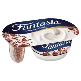 Fantasia Jogurt kremowy z kawałkami czekolady mlecznej 110 g