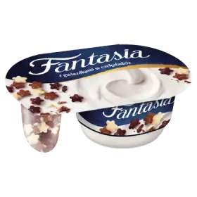 Fantasia Jogurt kremowy ze zbożowymi gwiazdkami w czekoladzie 106 g