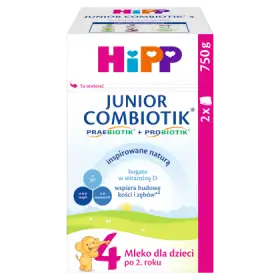HiPP 4 Junior Combiotik Mleko dla dzieci po 2. roku 750 g (2 x 375 g)