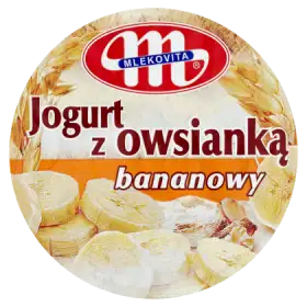 Mlekovita Jogurt z owsianką bananowy 180 g