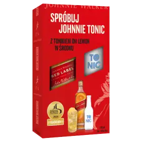 Johnnie Walker Red Label Blended Scotch Whisky 700 ml i On Lemon Tonic 200 ml
