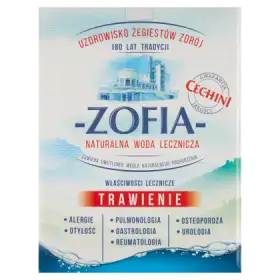 Uzdrowisko Żegiestów Zdrój Naturalna woda lecznicza Zofia 5 l