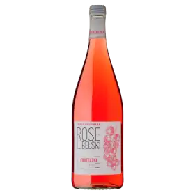 Rose Lubelski Wino porzeczkowe półsłodkie musujące gazowane polskie 1 l