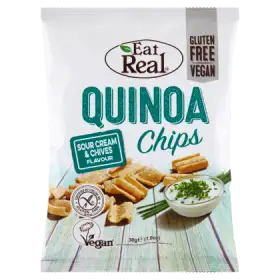 Eat Real Przekąska z quinoa o smaku kwaśnej śmietany i szczypiorku 30 g