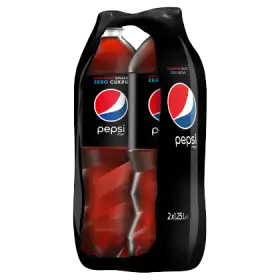 Pepsi Max Napój gazowany typu cola 2,5 l (2 x 1,25 l)