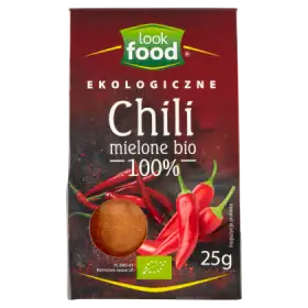 Look Food Ekologiczne chili mielone bio 100% 25 g