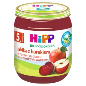 HiPP BIO Jabłka z burakiem po 5. miesiącu 125 g