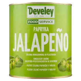 Develey Food Service Zielona konserwowa papryka Jalapeño w plastrach 3 kg