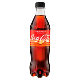 Coca-Cola zero Peach Taste Napój gazowany 500 ml