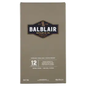 Balblair Aged Twelve Years Single Malt Scotch Whisky 0,7 l