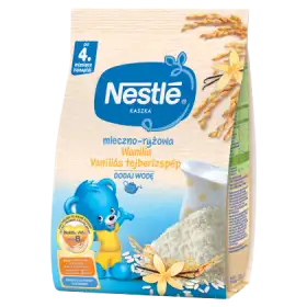 Nestlé Kaszka mleczno-ryżowa wanilia dla niemowląt po 4. miesiącu 230 g
