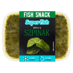 SuperFish Fish Snack Mintaj & szpinak 150 g