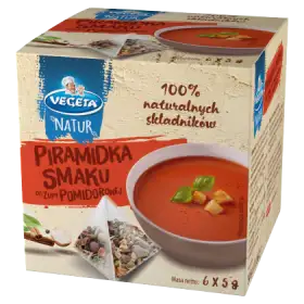 Vegeta Natur Piramidka smaku do zupy pomidorowej 30 g (6 x 5 g)
