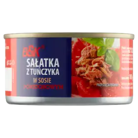 B&K Sałatka z tuńczyka w sosie pomidorowym 185 g