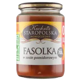 Kuchnia Staropolska Fasolka w sosie pomidorowym 700 g