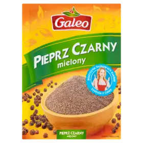 Galeo Pieprz czarny mielony 15 g