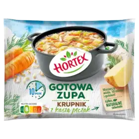 Hortex Gotowa zupa krupnik z kaszą pęczak 450 g