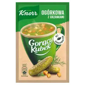 Knorr Gorący Kubek Ogórkowa z grzankami 13 g