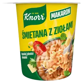 Knorr Danie makaron śmietana z ziołami 59 g