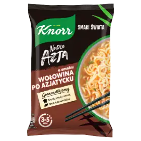 Knorr Nudle Azja Zupa-danie o smaku wołowina po azjatycku 68 g