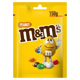 M&M's Peanut Orzeszki ziemne oblane czekoladą w kolorowych skorupkach 150 g