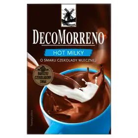 DecoMorreno Hot Milky Napój instant o smaku czekolady mlecznej 250 g (10 x 25 g)