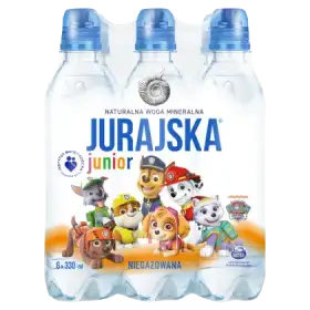 Jurajska Junior Naturalna woda mineralna niegazowana 6 x 330 ml
