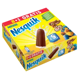 Nesquik Lody kakaowe i lody waniliowe 387 ml (9 sztuk)
