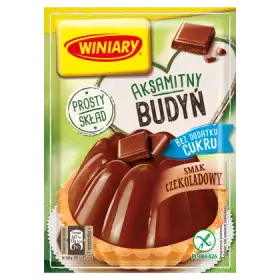 Winiary Budyń bez dodatku cukru smak czekoladowy 38 g