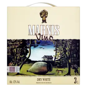 Marani Marnis Gvino Wino białe wytrawne gruzińskie 3 l