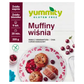 Yummity Muffiny wiśnia 205 g