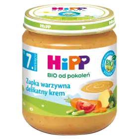 HiPP BIO Zupka warzywna delikatny krem po 7. miesiącu 200 g