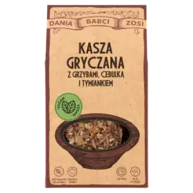 Dania Babci Zosi Kasza gryczana z grzybami cebulką i tymiankiem 250 g (2 x 125 g)