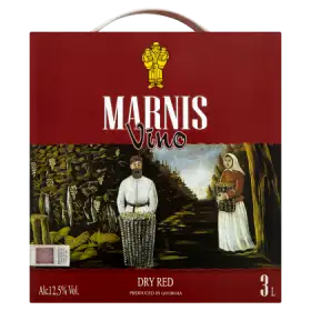 Marani Marnis Gvino Wino czerwone wytrawne gruzińskie 3 l