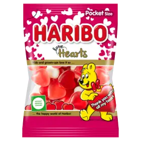 Haribo Love Hearts Żelki owocowe 100 g