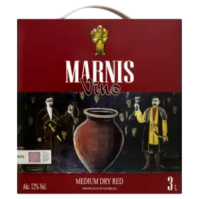 Marani Marnis Gvino Wino czerwone półwytrawne gruzińskie 3 l