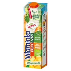Hortex Vitaminka Fruit & Veg Sok jabłko pomarańcza mango marchew pietruszka 1 l