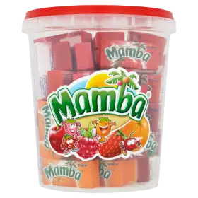 Mamba Gumy rozpuszczalne o smaku owocowym 48 sztuk