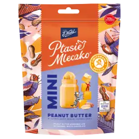 E. Wedel Peanut Butter Ptasie Mleczko mini 115 g