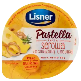 Lisner Pastella Pasta serowa ze smażoną cebulką 80 g