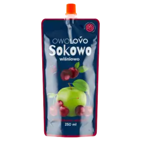 OWOLOVO Sokowo wiśniowo Sok jabłkowo-wiśniowy 250 ml