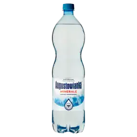 Augustowianka Naturalna woda mineralna lekko gazowana 1,5 l